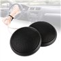 EBTOOLS Haut-Parleur 8cm - 8ohms 20W Noir Mini Rond pour Voiture avec Adhésif
