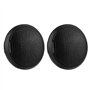 EBTOOLS Haut-Parleur 8cm - 8ohms 20W Noir Mini Rond pour Voiture avec Adhésif