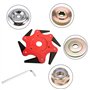 Kit Fixation écrou Lame Boîte, JPGhaha 5 Pièces Tête de Débroussailleuse Universelle Accessoires Boîte de Vitesses en Métal pour