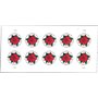 Global Forever International U.S. Planche de 10 timbres de poste