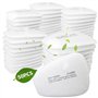LAMANICE Lot de 50 filtres en coton de respirateur