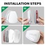 LAMANICE Lot de 50 filtres en coton de respirateur, filtre à particules remplaçable 5N11 pour respirateur à gaz 6000 6100 6200 6