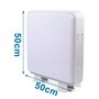 Caisson lumineux LED Panneau double face 50cm Diamètre multifonctions Square Logo Enseignes lumineuses Rectangulaire publicitair