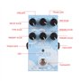 summina Effecteur de réverbération Sélection de réverbération à 9 modes unité d'effets pour guitare réverbération des effets de 