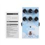 summina Effecteur de réverbération Sélection de réverbération à 9 modes unité d'effets pour guitare réverbération des effets de 