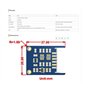 Waveshare BME280 Capteur de pression barométrique environnementale Module de détection de température d'humidité Interface I2C S