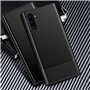 Losvick Coque pour Samsung Galaxy Note 10, Coque Ultra Mince TPU Silicone Anti-Choc Bumper Etui Slim, Fibre de Carbone Protectio