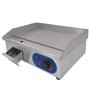 TAIMIKO Plancha Électrique Professionnelle en acier inoxydable Commercial Plaque de Gril en Fer 3000W 220-240V Lisse