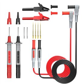 Cleqee Kit de cordons de test pour multimètre