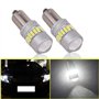 Eseastar Ampoules LED BAX9S H6W Blanc 6000K 12V - 24V Canbus Sans Erreur avec Projecteur pour Feux de Route Feux de Recul Lumièr