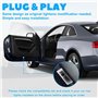 Dixhills Lot de 4 projecteurs LED pour portière de voiture - Projecteur de porte - Éclairage d'entrée - Accessoire de rechange p