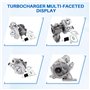 Dixhills Turbocompresseur de remplacement 762785-5004S pour Primastar Vivaro A X83 Trafic II Master III Vivaro Minibus J7 Vivaro