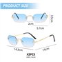 Lunettes De Soleil Sans Monture
