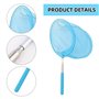 ZGDEIWGF Lot De 5 Filets De Pêche Rétractables, Filet De Pêche Coloré pour Enfants, Filet À Papillons Rétractable en Acier Inoxy