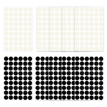 Autocollants De Trou À Vis De 540 Pièces