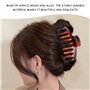 5 Pièces Pinces À Cheveux Et 5 Pièces Élastiques À Cheveux, Grandes Pinces À Cheveux Pour Femmes, Pinces À Cheveux, Pinces À Che