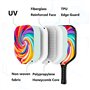 Pickleball Raquette avec Surface en Fibre de Verre & Noyau en Polymère Pickleball Paddle Alvéole pour Adultes Débutants
