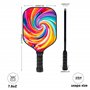 Pickleball Raquette avec Surface en Fibre de Verre & Noyau en Polymère Pickleball Paddle Alvéole pour Adultes Débutants