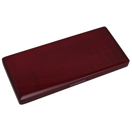 BQLZR Boîte à anches de clarinette en bois massif rouge pour 10 anches avec velours