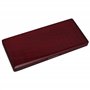 BQLZR Boîte à anches de clarinette en bois massif rouge pour 10 anches avec velours