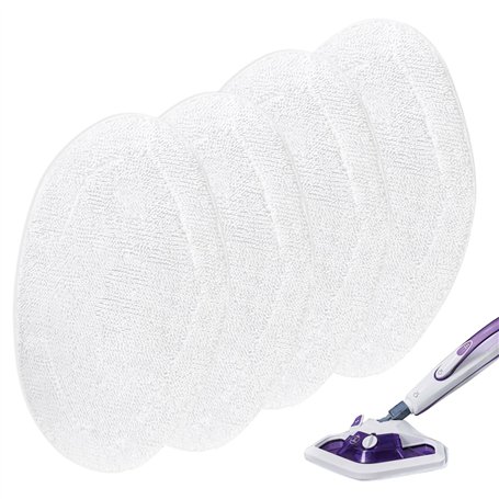 4 Vadrouilles de Rechange Lavables pour Polti Vaporetto Brosse Vaporforce PAEU0332
