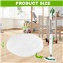 4 Vadrouilles de Rechange Lavables pour Polti Vaporetto Brosse Vaporforce PAEU0332, Vadrouilles de rechange lavables pour brosse