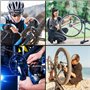 Kit de 5 outils de démontage de chaîne de vélo – Extracteur de manivelle de vélo avec clé de pédalier de vélo, extracteur de pig