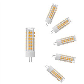ZHIYUE Lot de 6 G4 7W Led Ampoule Blanc Chaud 3000k 700 Lumens AC 220V Non Dimmable Remplacer Ampoule Halogène G4 70w