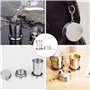 YHNMMNO 2 Pièces Tasse Pliable En Acier Inoxydable 150 ml - Gobelet Rétractable Portable Pour Camping, Voyage, Randonnée - Tasse