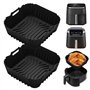 Lot de 2 doublures en silicone pour friteuse à air Ninja Max Pro AF180UK 6