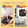 Lot de 2 doublures en silicone pour friteuse à air Ninja Max Pro AF180UK 6,2 L/AF140UK 4,7 L, accessoires de friteuse à air comp