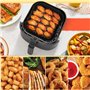 Lot de 2 doublures en silicone pour friteuse à air Ninja Max Pro AF180UK 6,2 L/AF140UK 4,7 L, accessoires de friteuse à air comp