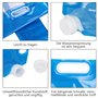 Pack de 8 bidons d'eau, bidon d'eau Pliable 4x5L+4x10L, bidon d'eau Souple avec Couvercle étanche et poignée de Transport, bidon