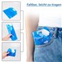 Pack de 8 bidons d'eau, bidon d'eau Pliable 4x5L+4x10L, bidon d'eau Souple avec Couvercle étanche et poignée de Transport, bidon