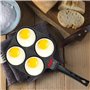 antiadhésive en aluminium pour poêle à pancake à 4 trous