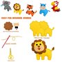 RXKFIGX Kit de Couture pour Enfants à Partir de 6 Ans Animaux en Feutre Kit de Couture pour Débutants Filles et Garçons Kit de B