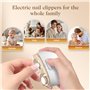 Coupe-ongles électrique,Coupe-ongles automatique avec lumière,2 en 1 Coupe Ongles Electrique Portable pour Ongles des Pieds,Auto