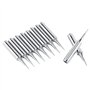 Pointes à Souder, 10Pcs 900M-TI Panne fer à Souder Sharp Soudure de Rechange Pointes pour Fer à Souder Outil de Station Applicab