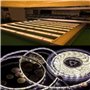 Tkxjry Lot de 100 clips de fixation pour LED, clips de fixation pour bande LED, clips de montage néon, clips de fixation pour ba