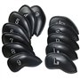 OxoxO Club de golf couvre-fer Housses Tête en cuir synthétique épais 3-lw pour Titleist TaylorMade Callaway Ping Cobra Nike et a