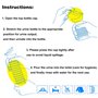 Urinoir Portable 2 Pièces Urinoir d'urgence Rétractable, Mini Toilette Portable pour Camping, Voiture, Extérieur, Voyages - Urin