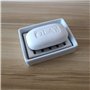 Lofekea - Porte-savon en Céramique et Acier inoxydable avec Égouttoir pour Salle de bain et Douche