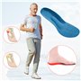 Lot de 2 paires de semelles orthopédiques - Semelles orthopédiques - Soutien de la voûte plantaire - Soulage le stress - Soutien