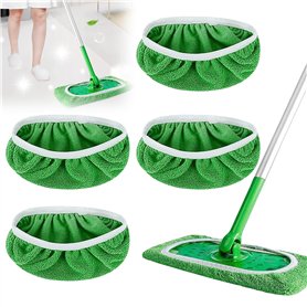 DMNQ 4 Pièces chiffons réutilisables pour Swiffer Sweeper Mop