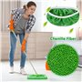 DMNQ 4 Pièces chiffons réutilisables pour Swiffer Sweeper Mop, chiffons de sol humides avec une grande absorption de l'eau et de
