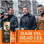 1 Pcs Hair Oil Head Gel East Moon Hair Gel Cheveux Cire Cheveux Homme Gel De Cire Capillaire 2 En 1 Avec Peigne Style Flexible L