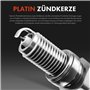 Frankberg 4 bobines d'allumage + bougies d'allumage compatibles avec A3 2003-2013 A4 2004-2016 Golf 2004-2013 P.a.s.s.a.t 2005-2