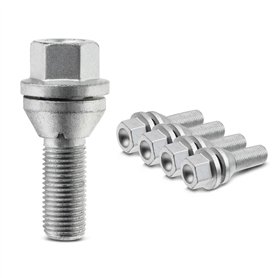 Frankberg Lot de 5 boulons de roue compatibles avec S60 I 384 II 134 S80 I 184 TS XY S80 II 124 V60 I 155 157 II 225 227 1998-He