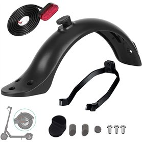 ZUMLLOMA Garde Boue Arrière de Scooter Electrique & Support de Garde-Boue Arrière et Feu Arrière pour Xiaomi M365/ M365 Pro Scoo