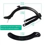ZUMLLOMA Garde Boue Arrière de Scooter Electrique & Support de Garde-Boue Arrière et Feu Arrière pour Xiaomi M365/ M365 Pro Scoo